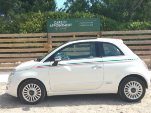 2011 Fiat 500 0.9 500 Twinair Lounge (acc) in White — image 3