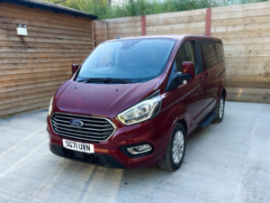 2021 Ford Tourneo Custom 4 SEAT Auto Wheelchair Accessible Disabled Access Vehicle Wav in Red — image 5