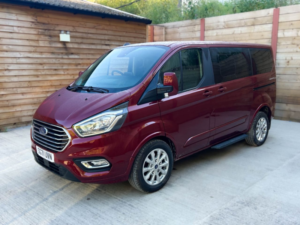 2021 Ford Tourneo Custom 4 SEAT Auto Wheelchair Accessible Disabled Access Vehicle Wav in Red — image 6