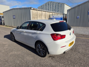 2018 BMW 1 Series 1.5 118i Sport Euro 6 (s/s) 5dr in White — image 4