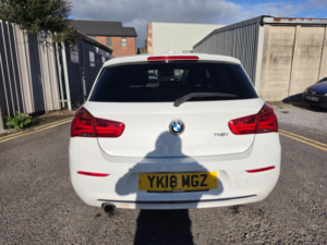 2018 BMW 1 Series 1.5 118i Sport Euro 6 (s/s) 5dr in White — image 5