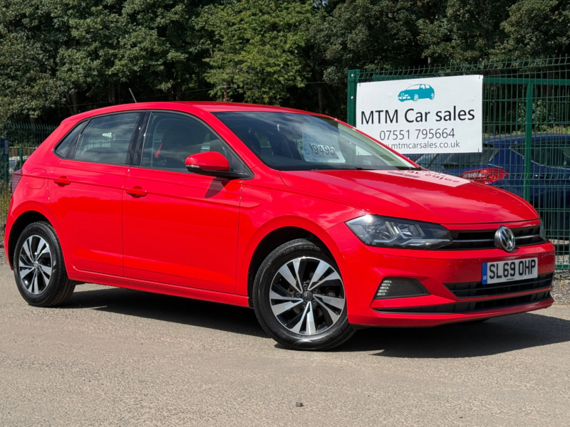 2019 Volkswagen Polo 1.0 Evo Se Hatchback 5dr Petrol Manual Euro 6 (s/s) (80 Ps) in Red — image 1