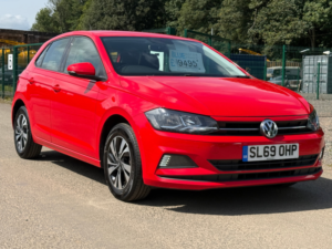 2019 Volkswagen Polo 1.0 Evo Se Hatchback 5dr Petrol Manual Euro 6 (s/s) (80 Ps) in Red — image 3