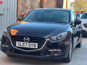 2017 Mazda Mazda3 2.0 Skyactiv-G Se-L Nav Euro 6 (s/s) 5dr in Black — image 2