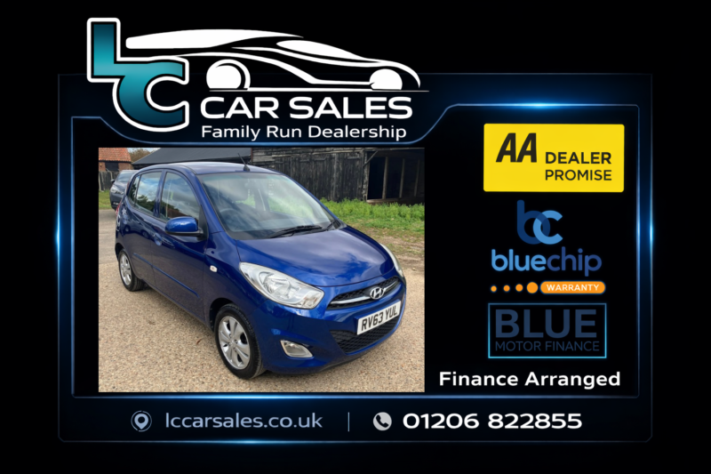 2013 Hyundai I10 1.2 Active in Blue — image 1