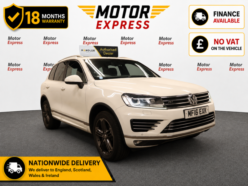 2016 Volkswagen Touareg 3.0 Tdi V6 Bluemotion Tech R-Line in White — image 1