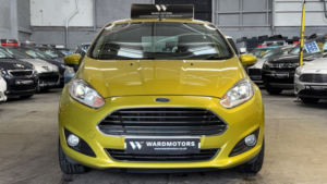 2013 Ford Fiesta 1.0 T Ecoboost Zetec Yellow 5dr 1 Owner+rare Colour+low Tax+10 Stamps in Yellow — image 3