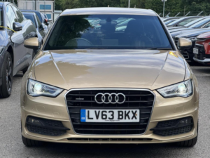 2013 Audi A3 1.8 Tfsi S Line Sportback S Tronic Euro 6 (s/s) 5dr in Beige — image 3