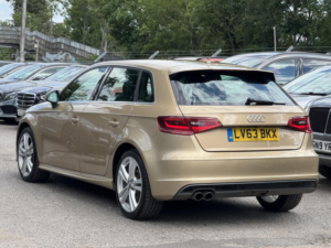 2013 Audi A3 1.8 Tfsi S Line Sportback S Tronic Euro 6 (s/s) 5dr in Beige — image 5