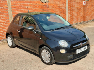 2013 Fiat 500 1.2 Pop Euro 4 3dr in Black — image 2