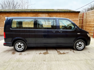2018 Volkswagen Transporter Lwb Auto Twin Wheelchair Accessible Disabled Access Vehicle Wav in Blue — image 5
