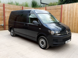 2018 Volkswagen Transporter Lwb Mr Auto Passenger Up Front Wheelchair Accessible Disabled Access Vehicle Wav in Blue — image 3