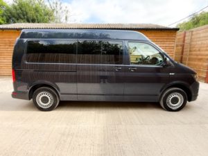 2018 Volkswagen Transporter Lwb Mr Auto Passenger Up Front Wheelchair Accessible Disabled Access Vehicle Wav in Blue — image 6