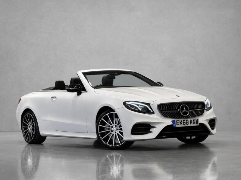 2018 Mercedes-Benz E Class 3.0 E350d V6 Amg Line (premium Plus) Cabriolet G-Tronic+ 4matic Euro 6 (s/s) 2dr in White — image 1