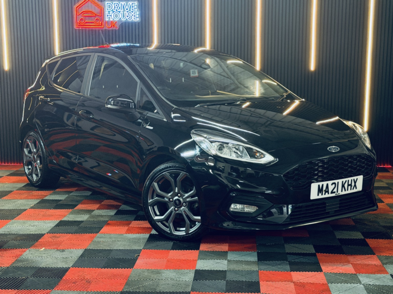 2021 Ford Fiesta 1.0 Fiesta St-Line Edition 5 Door 1.0l Ecoboost Hybrid 125ps Fwd 6 Speed Manual in Black — image 1