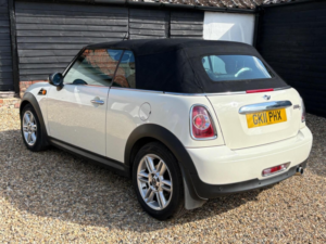 2011 MINI Convertible 1.6 Cooper D Euro 5 (s/s) 2dr in White — image 5