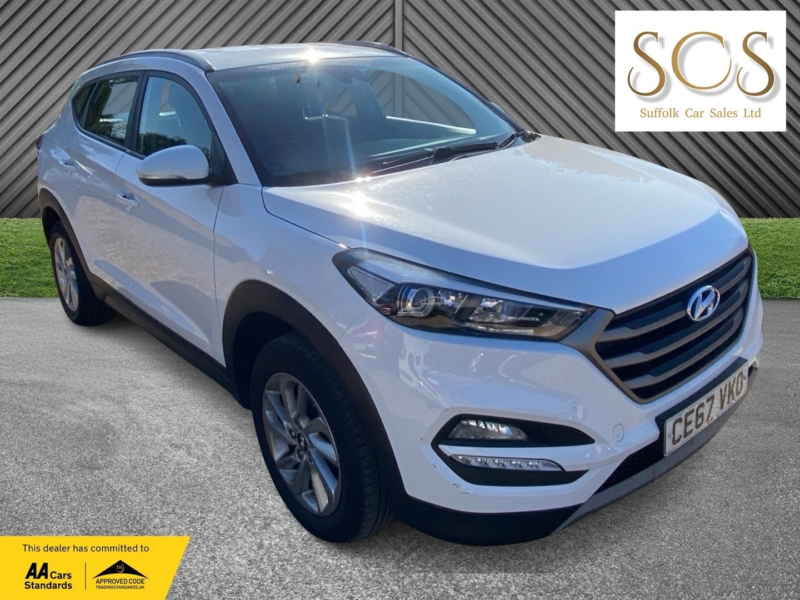 2017 Hyundai Tucson 1.6 Tucson Se Nav 1.6 Gdi 132ps Bd No Aa in White — image 1