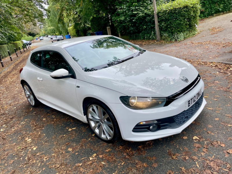 2012 Volkswagen Scirocco 2.0 Tdi R-Line Euro 5 3dr (leather, Nav) in White — image 1