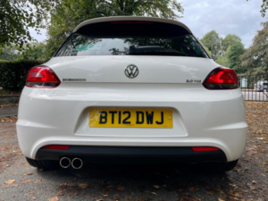2012 Volkswagen Scirocco 2.0 Tdi R-Line Euro 5 3dr (leather, Nav) in White — image 5