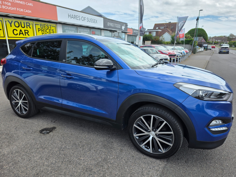 2018 Hyundai Tucson 1.6 T-Gdi Go! Se SUV 5dr Petrol Manual Euro 6 (177 Ps) in Blue — image 1