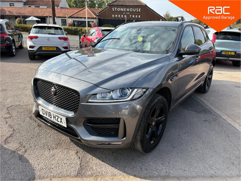 2018 Jaguar F-Pace 2.0 D180 R-Sport SUV 5dr Diesel Auto AWD Euro 6 (s/s) (180 Ps) in Grey — image 1