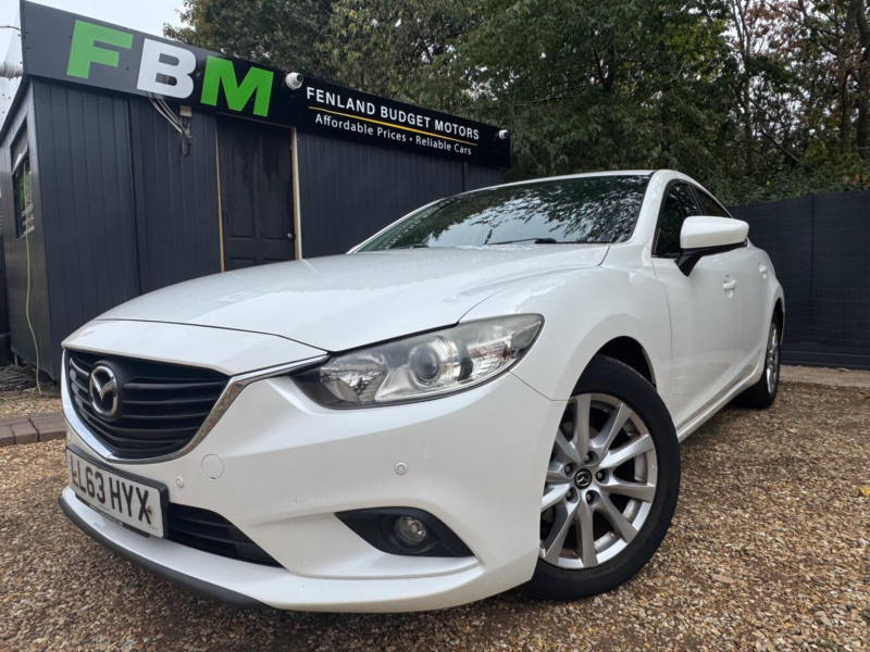 2013 Mazda Mazda6 2.2 Skyactiv-D Se-L Nav Euro 6 (s/s) 4dr in White — image 1