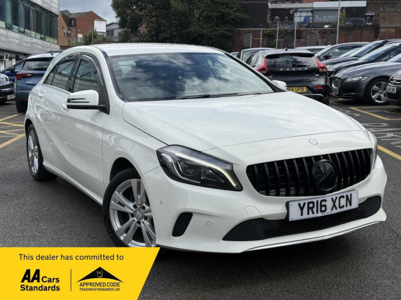 2016 Mercedes-Benz A Class 2.1 A200d Sport (premium) Euro 6 (s/s) 5dr in White — image 1