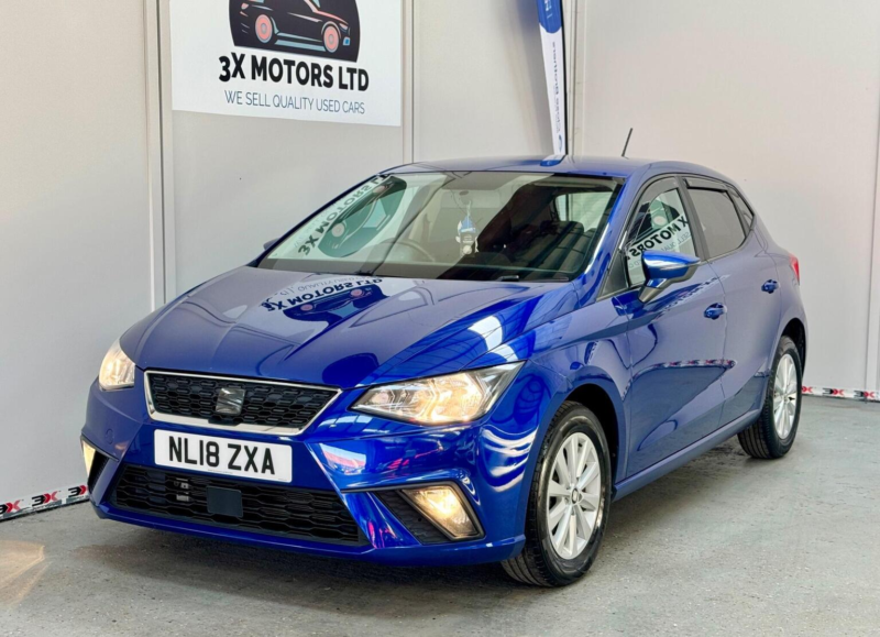 2018 SEAT Ibiza 1.0 Mpi Se Technology Euro 6 (s/s) 5dr in Blue — image 1