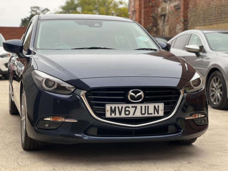 2017 Mazda Mazda3 2.0 Skyactiv-G Sport Nav Euro 6 (s/s) 5dr in Blue — image 1