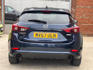 2017 Mazda Mazda3 2.0 Skyactiv-G Sport Nav Euro 6 (s/s) 5dr in Blue — image 6