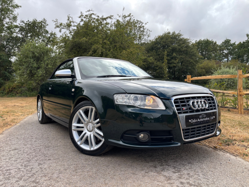 2008 Audi S4 Cabriolet 4.2 Convertible 2dr Petrol Tiptronic Quattro (302 G/km, 339 Bhp) in Green — image 1