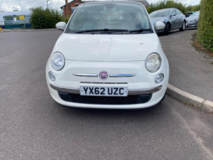 2012 Fiat 500 1.2 Lounge Euro 4 3dr in White — image 2