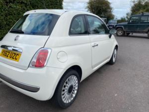 2012 Fiat 500 1.2 Lounge Euro 4 3dr in White — image 4