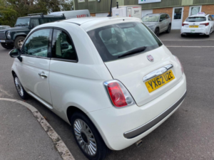 2012 Fiat 500 1.2 Lounge Euro 4 3dr in White — image 6