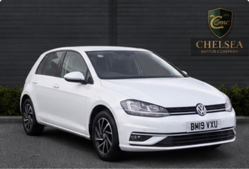 2019 Volkswagen Golf 1.5 Tsi Evo Match Euro 6 (s/s) 5dr in White — image 1