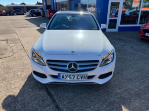 2018 Mercedes-Benz C Class 2.1 C220d Sport (premium) Saloon 4dr Diesel G-Tronic+ Euro 6 (s/s) (170 Ps) in White — image 2