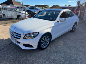 2018 Mercedes-Benz C Class 2.1 C220d Sport (premium) Saloon 4dr Diesel G-Tronic+ Euro 6 (s/s) (170 Ps) in White — image 3