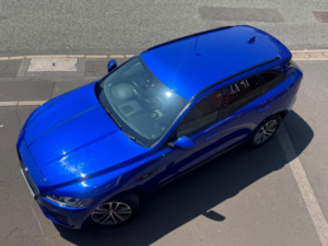 2018 Jaguar F-Pace 2.0 D180 R-Sport Auto AWD Euro 6 (s/s) 5dr in Blue — image 4