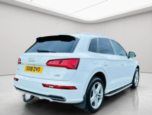 2018 Audi Q5 2.0 Tdi S Line S Tronic Quattro Euro 6 (s/s) 5dr in White — image 3