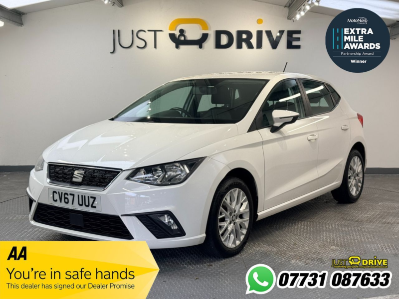 2017 SEAT Ibiza 1.0 Mpi Se Hatchback 5dr Petrol Manual Euro 6 (s/s) (75 Ps) in White — image 1