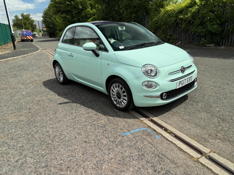 2017 Fiat 500 1.2 Lounge Euro 6 (s/s) 3dr in Green — image 1