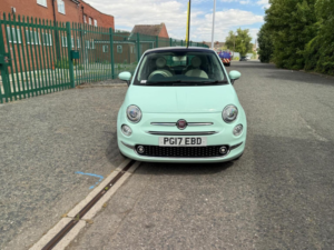 2017 Fiat 500 1.2 Lounge Euro 6 (s/s) 3dr in Green — image 2