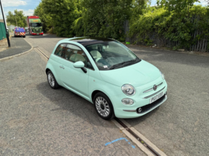 2017 Fiat 500 1.2 Lounge Euro 6 (s/s) 3dr in Green — image 6