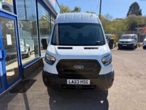 2023 Ford Transit 2.0 350 Ecoblue Leader Panel Van 5dr Diesel Manual Fwd L3 H3 Euro 6 130 Ps in White — image 2