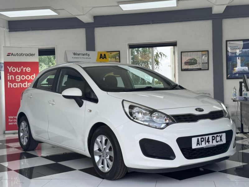 2014 Kia Rio 1.25 Vr7 Euro 5 5dr in White — image 1