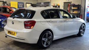 2014 BMW 1 Series 2.0 118d Sport Diesel White 5dr Low Tax+satnav+6 Stamps in White — image 6