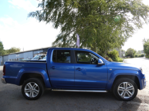 2019 Volkswagen Amarok 3.0 Tdi V6 Bluemotion Tech Highline Pickup Double Cab 4dr Diesel Auto 4motion Euro 6 (s/s) (204 Ps) in Blue — image 2