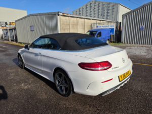 2018 Mercedes-Benz C Class 2.1 C250d Amg Line (premium Plus) Cabriolet G-Tronic+ Euro 6 (s/s) 2dr in White — image 4