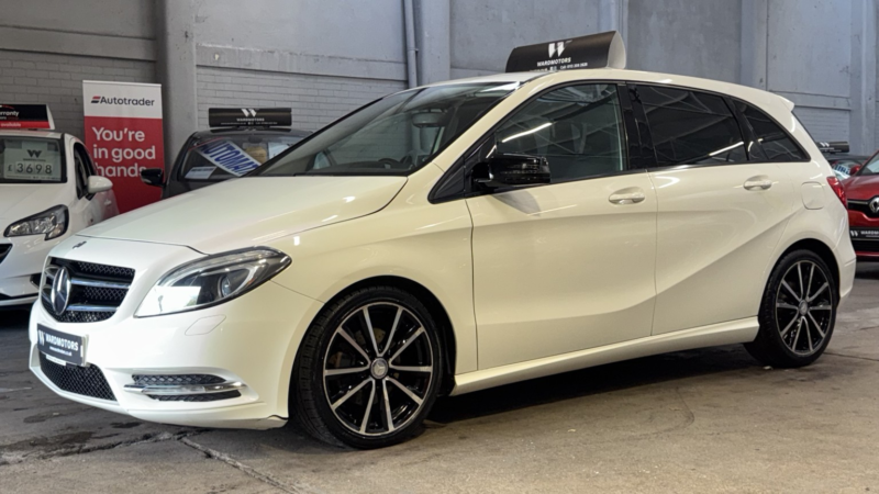 2013 Mercedes-Benz B Class 1.8 B180 Cdi Blueefficiency Sport Diesel White 5dr 1 Keeper+leather in White — image 1