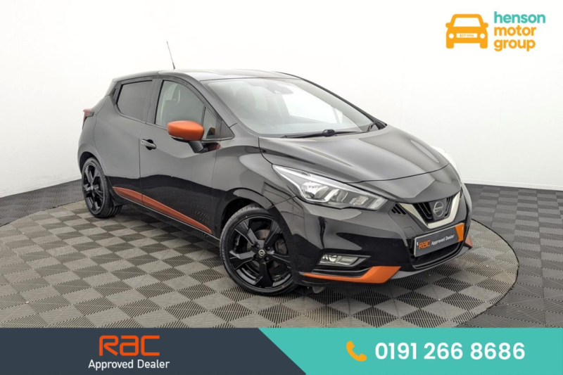 2018 Nissan Micra 0.9 Ig-T Tekna Hatchback 5dr Petrol Manual Euro 6 (s/s) (90 Ps) in Black — image 1